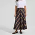 Women's Brushed Flannel Midi Skirt, Front