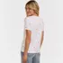 Women's Relaxed Supima Cotton Embroidered Crew Neck T-Shirt, Back