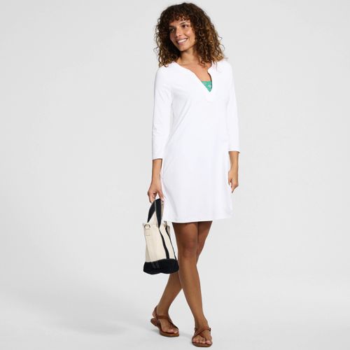lands end maxi swim cover up dress Lands' End Women's Sleeveless UPF Swim Cover Up Dress with Adjustable  Side-Tie, XL - Navy Blue (1 each) Delivery or Pickup Near Me
