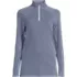 Womens SunShade UPF50 QuickDry Long Sleeve Quarter Zip Tunic Swim Cover-up, Front