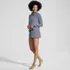 Womens SunShade UPF50 QuickDry Long Sleeve Quarter Zip Tunic Swim Cover-up, alternative image
