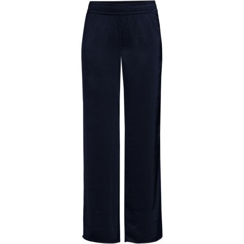 Satin Trousers, Women, size: 20, plus, Blue, Polyester, by Lands' End