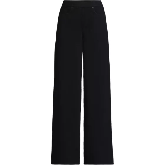 Women's Plus Size Starfish Denim High Rise Wide Leg Jeans - primary