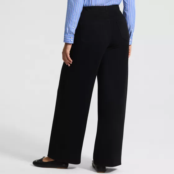 Women's Starfish Denim High Rise Wide Leg Jeans - primary