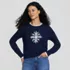 Women's Drifter Lite Double Trim Jacquard Crew Sweater, alternative image