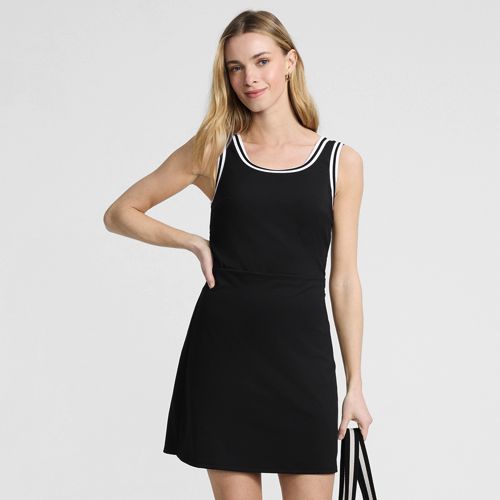 lands end black dress A-line Dresses iconic flattering off Is The Dress white Color:Mustard (1)