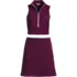 Women's Sleeveless Quarter Zip Dress, Front