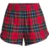 Women's Flannel Sleep Shorts, Front