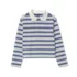 Girls Long Sleeve Collared Polo Shirt, alternative image