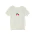 Girls Short Sleeve Fitted Sweater, alternative image