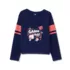 Girls Long Sleeve Varisty Top, alternative image