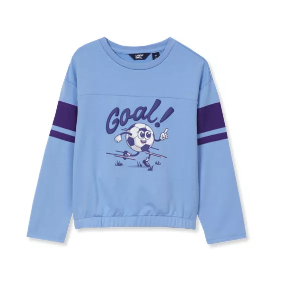 Girls Long Sleeve Varisty Top - primary