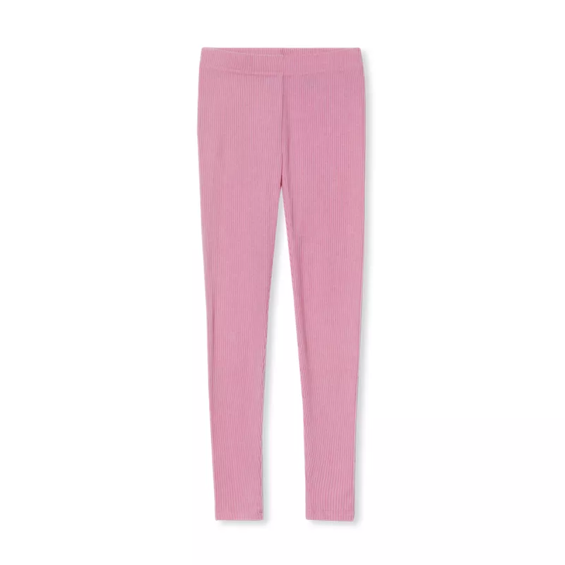 Girls Ribbed Knit Leggings, alternative image