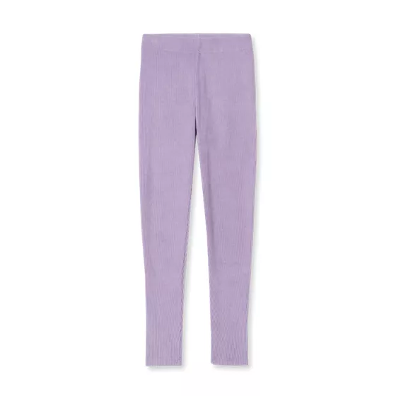 Girls Ribbed Knit Leggings - primary