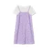 Girls Slip Dress With Ribbed Knit Tee Set, alternative image
