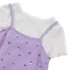 Girls Slip Dress With Ribbed Knit Tee Set, alternative image