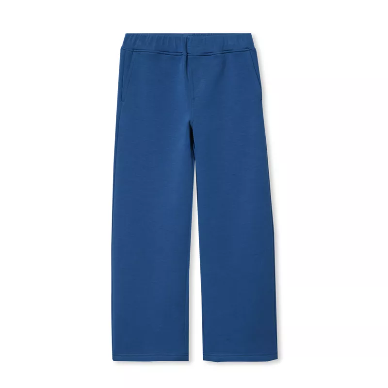 Girls Knit Wide Leg Pull On Pants, alternative image