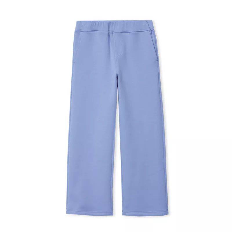 Girls Knit Wide Leg Pull On Pants, alternative image