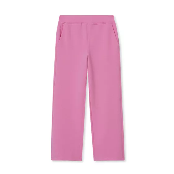 Girls Knit Wide Leg Pull On Pants - primary