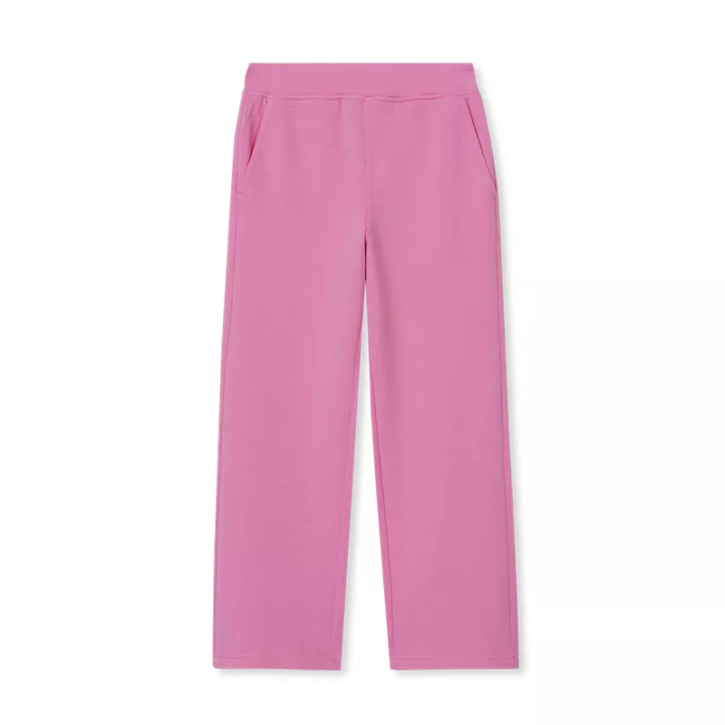 Girls Knit Wide Leg Pull On Pants, alternative image