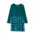 Girls Long Sleeve Ribbed Tiered Dress, alternative image