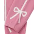 Girls Fleece Bow Joggers, alternative image