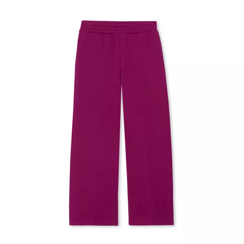 Girls Fleece Wide Leg Pants, alternative image