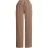 Women's Petite Sport Knit Jacquard High Rise Relaxed Straight Leg Pants, Front