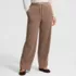 Women's Petite Sport Knit Jacquard High Rise Relaxed Straight Leg Pants, Front