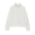Girls Long Sleeve Double Knit Quarter Zip, alternative image