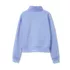 Girls Long Sleeve Double Knit Quarter Zip, alternative image
