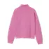 Girls Long Sleeve Double Knit Quarter Zip, alternative image