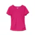 Girls Short Sleeve Active Ribbed Tee, alternative image