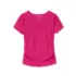 Girls Short Sleeve Active Ribbed Tee, alternative image