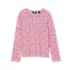 Girls Long Sleeve Ribbed Henley Shirt, alternative image