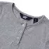 Girls Long Sleeve Ribbed Henley Shirt, alternative image
