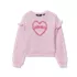 Girls Long Sleeve Ruffle Sweatshirt, alternative image