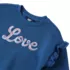Girls Long Sleeve Ruffle Sweatshirt, alternative image