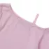 Girls Long Sleeve One Shoulder Rib Knit Top, alternative image