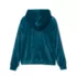 Girls Velour Zip Hoodie, alternative image