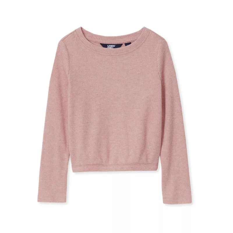 Girls Long Sleeve Sparkly Knit Top, alternative image