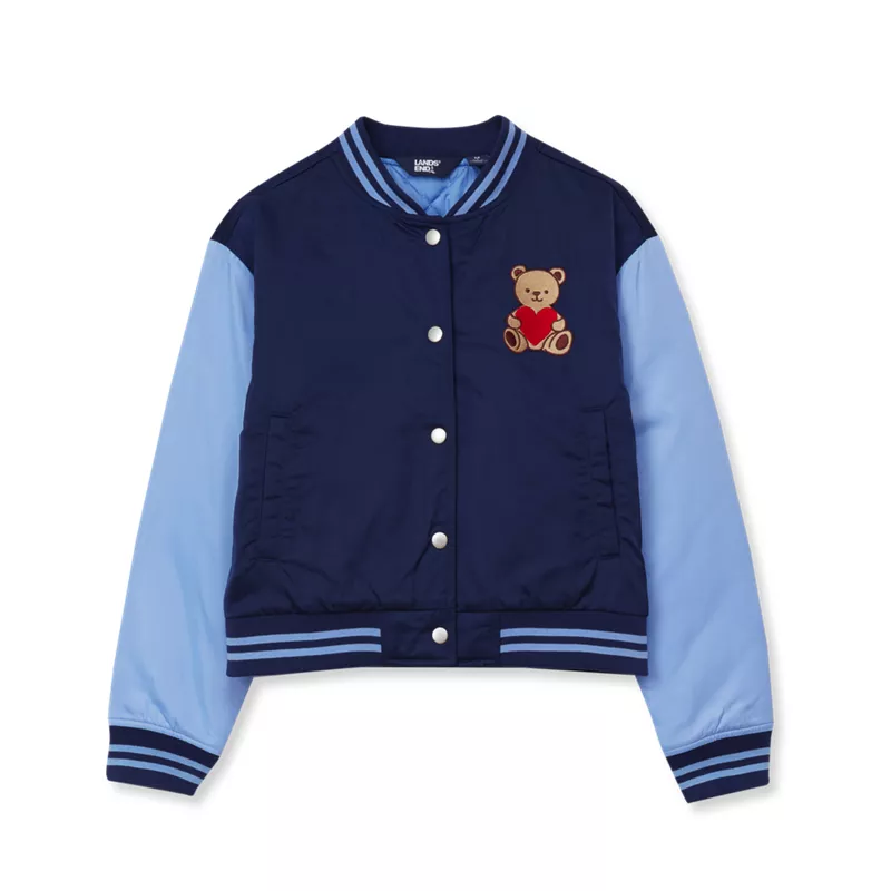 Girls Woven Bomber Jacket, alternative image