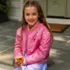 Girls Woven Bomber Jacket, alternative image