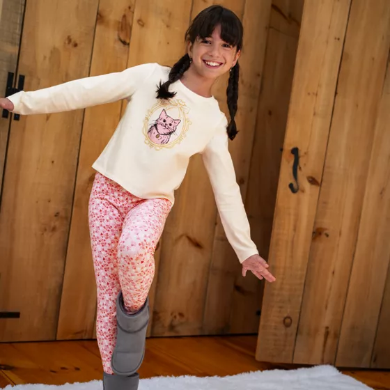 Girls Tough Cotton Legging - primary