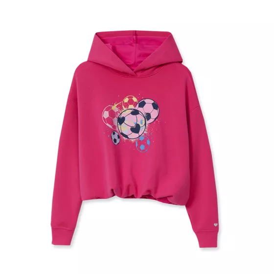 Girls Long Sleeve Bubble Active Hoodie - primary