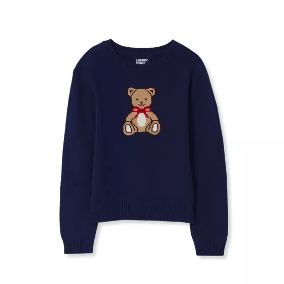 Girls Graphic Sweater - primary