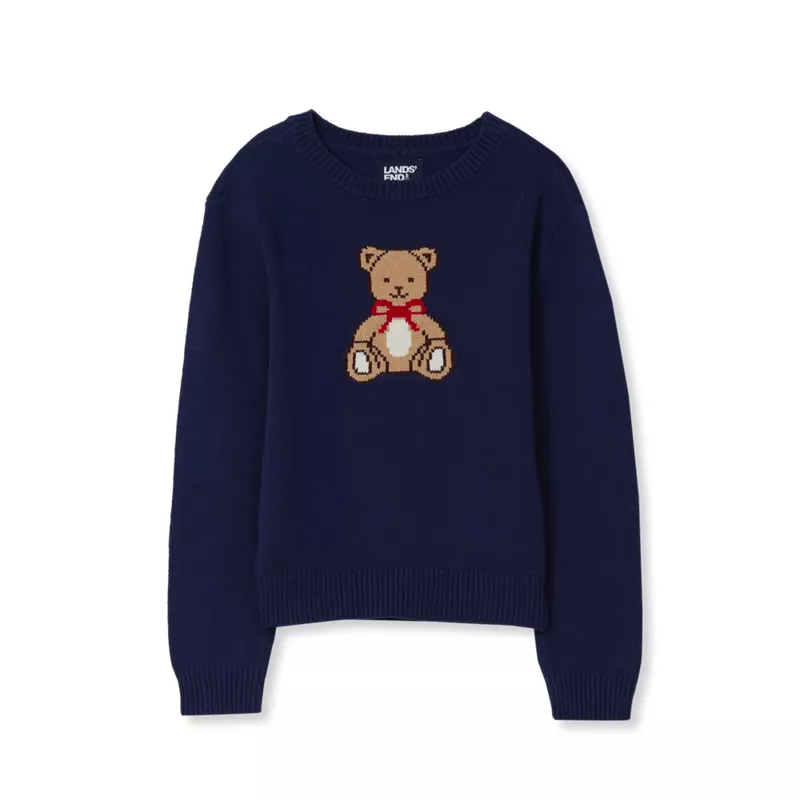 Girls Graphic Sweater, alternative image