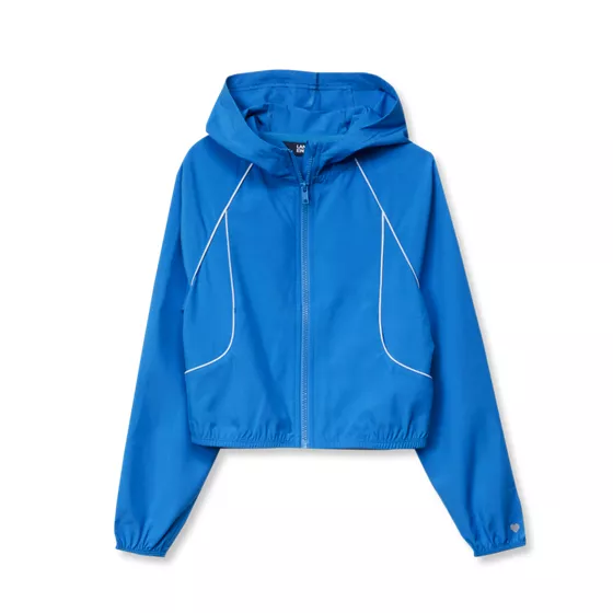 Girls Active Long Sleeve Hooded Track Jacket - primary