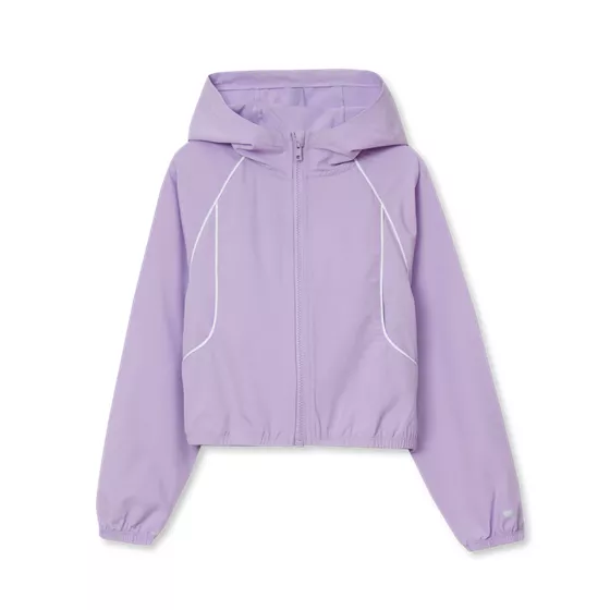 Girls Active Long Sleeve Hooded Track Jacket - primary