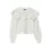 Girls Long Sleeve Ruffle Sweater, alternative image